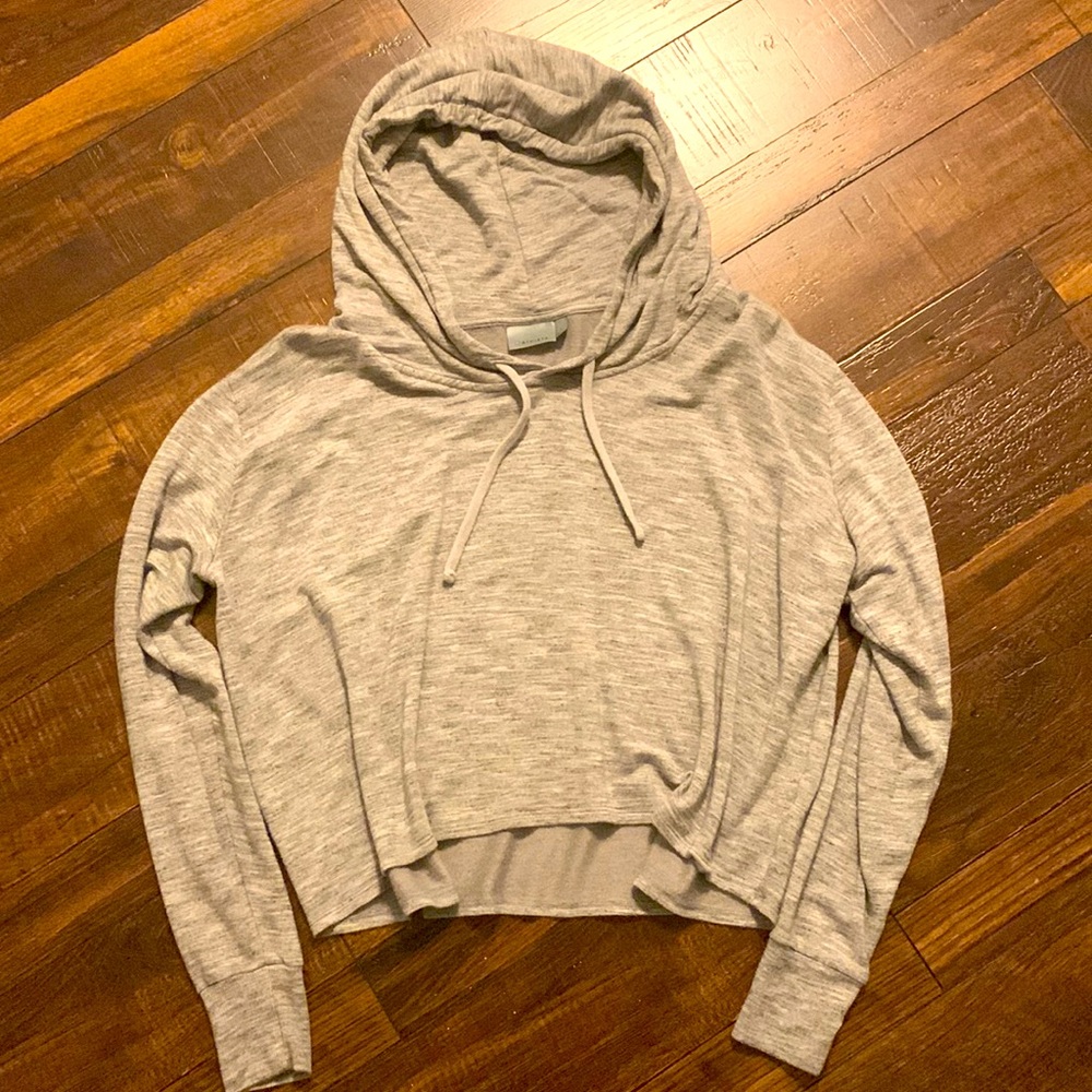 Athleta crop top hoodie